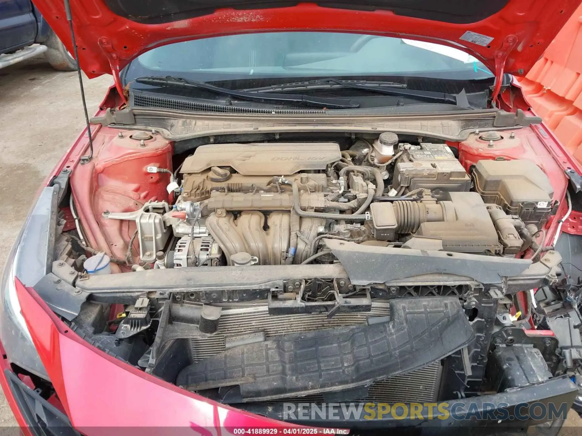 10 Photograph of a damaged car 5NPLS4AG0NH077407 HYUNDAI ELANTRA 2022