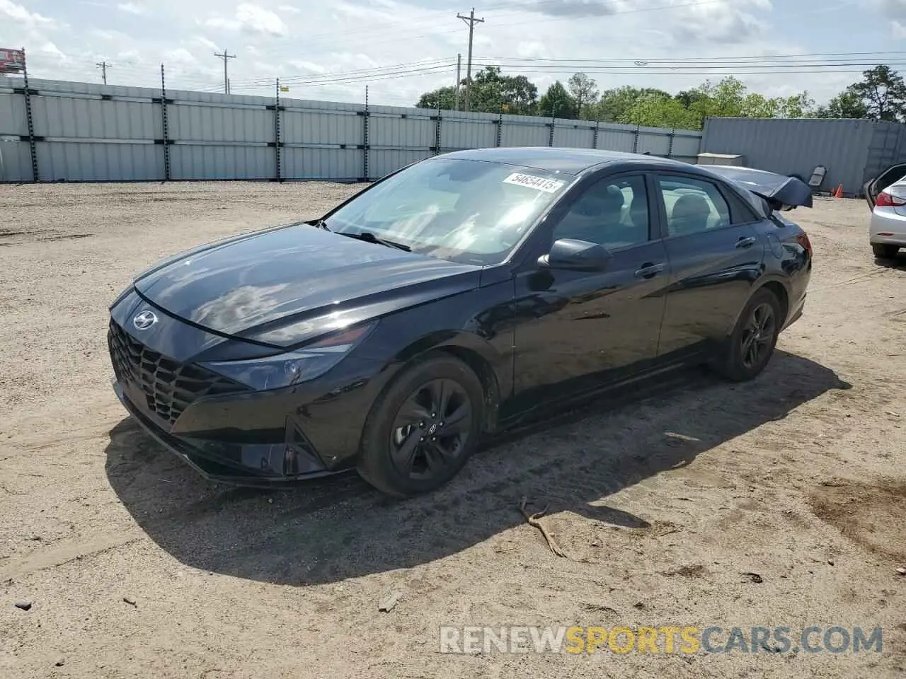 1 Photograph of a damaged car 5NPLS4AG5NH081727 HYUNDAI ELANTRA 2022