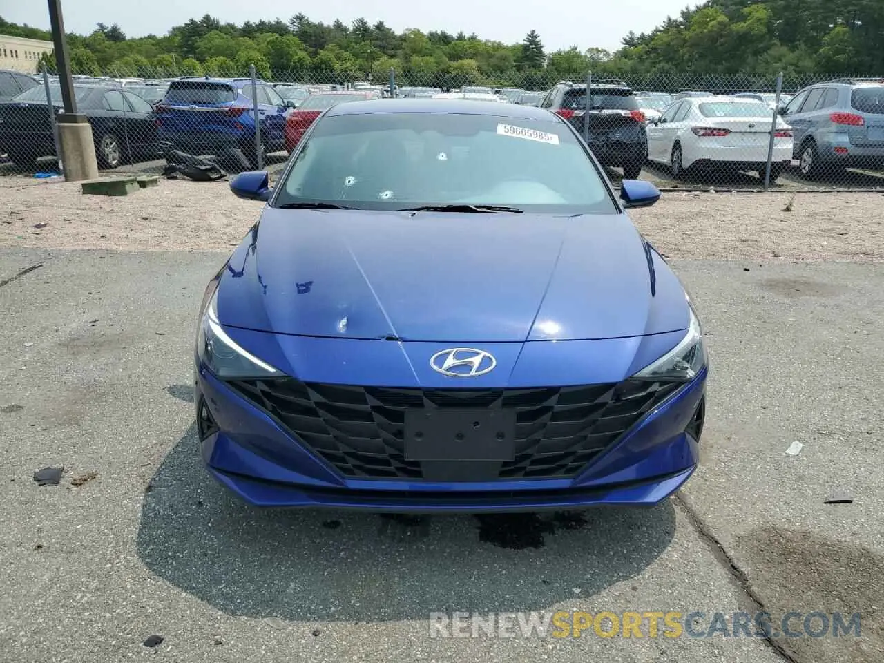 5 Photograph of a damaged car 5NPLS4AG6NH069442 HYUNDAI ELANTRA 2022