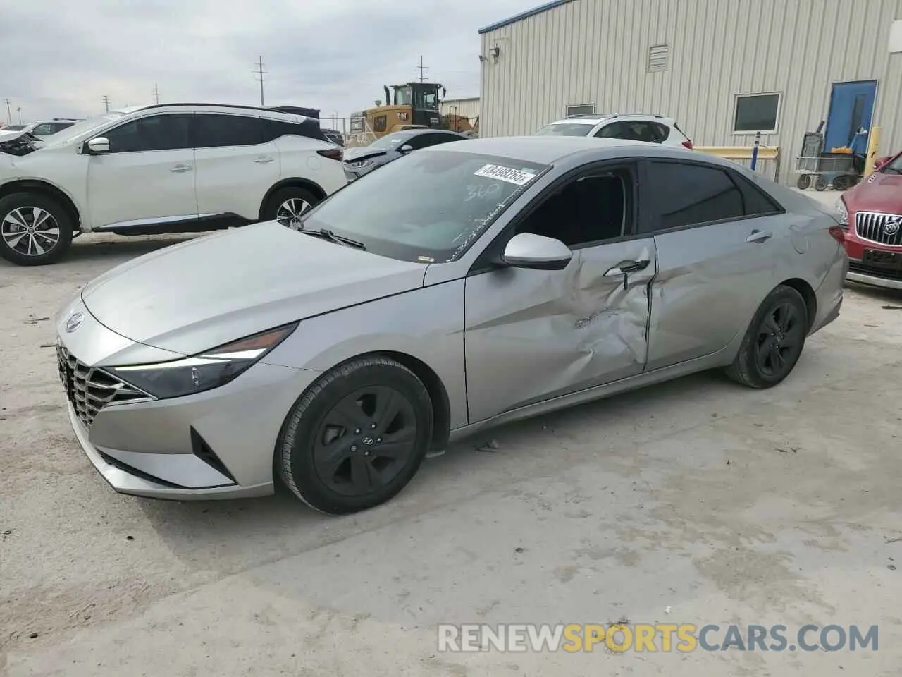 1 Photograph of a damaged car 5NPLS4AG7NH057431 HYUNDAI ELANTRA 2022