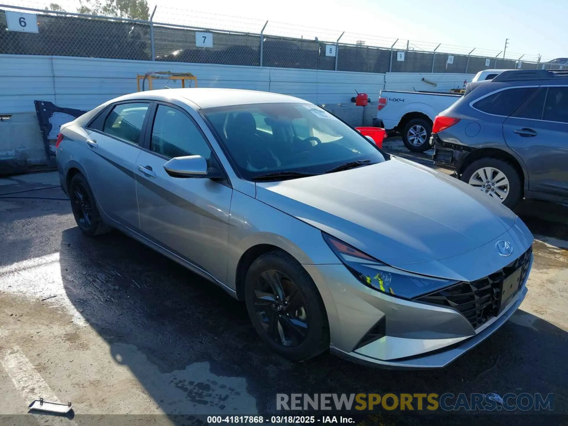 1 Photograph of a damaged car 5NPLS4AG7NH059941 HYUNDAI ELANTRA 2022