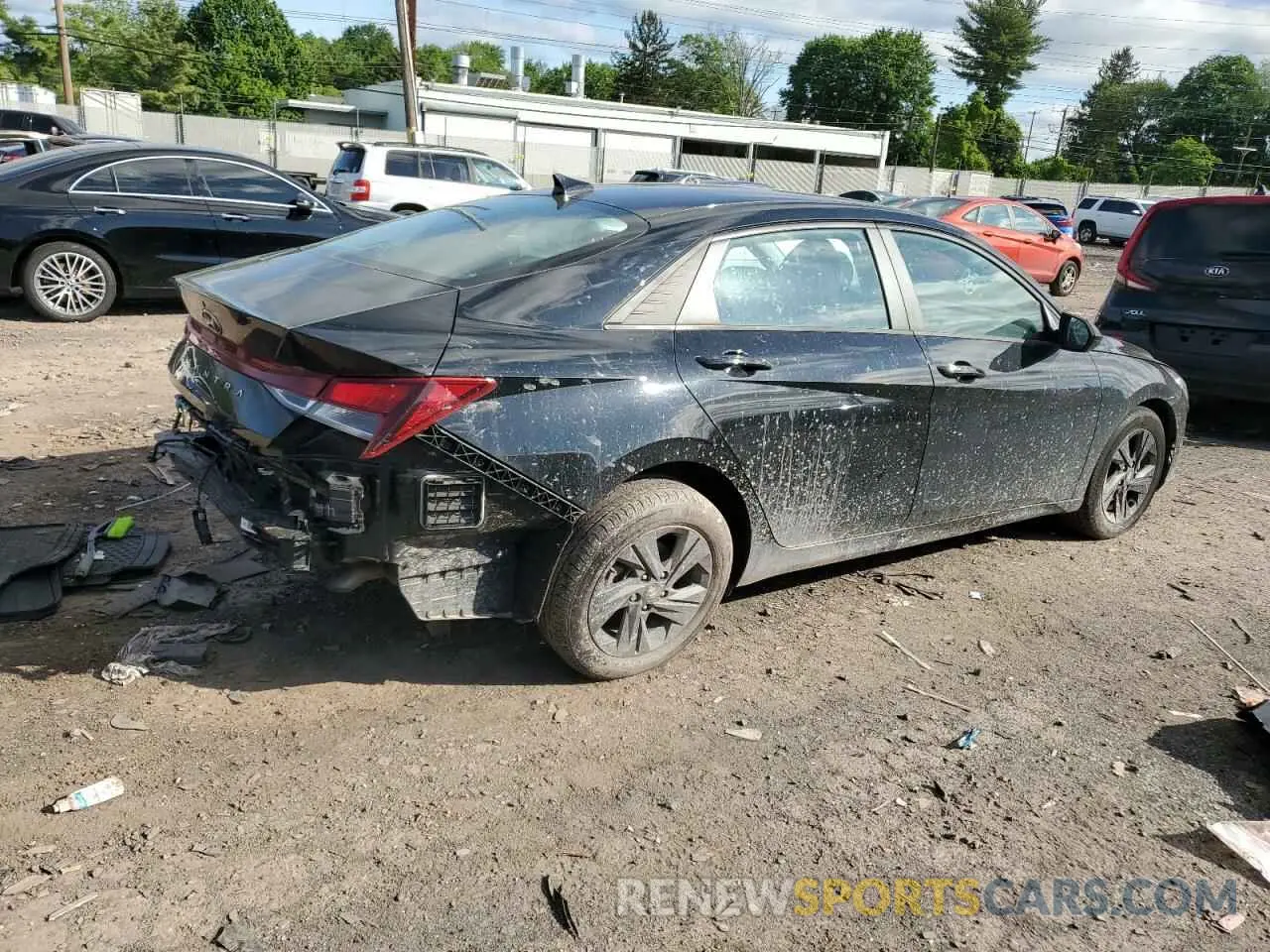 3 Photograph of a damaged car 5NPLS4AG7NH081065 HYUNDAI ELANTRA 2022