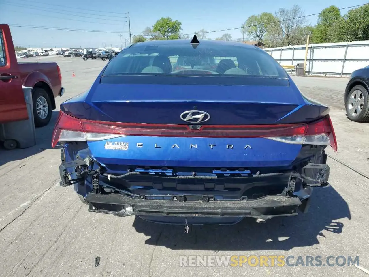 6 Photograph of a damaged car 5NPLS4AG8NH060208 HYUNDAI ELANTRA 2022