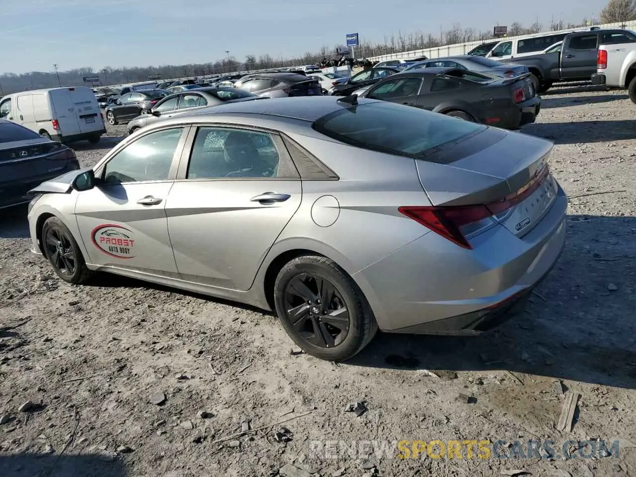 2 Photograph of a damaged car 5NPLS4AG8NH064940 HYUNDAI ELANTRA 2022