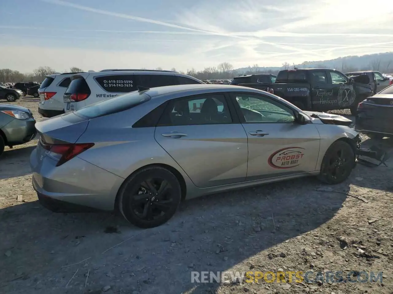 3 Photograph of a damaged car 5NPLS4AG8NH064940 HYUNDAI ELANTRA 2022