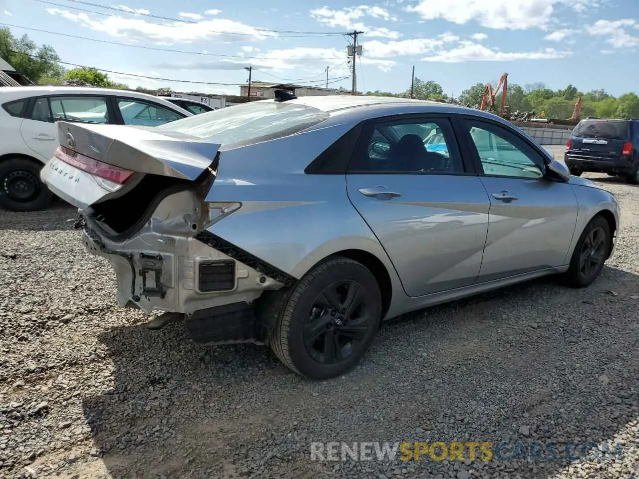3 Photograph of a damaged car 5NPLS4AG9NH076644 HYUNDAI ELANTRA 2022