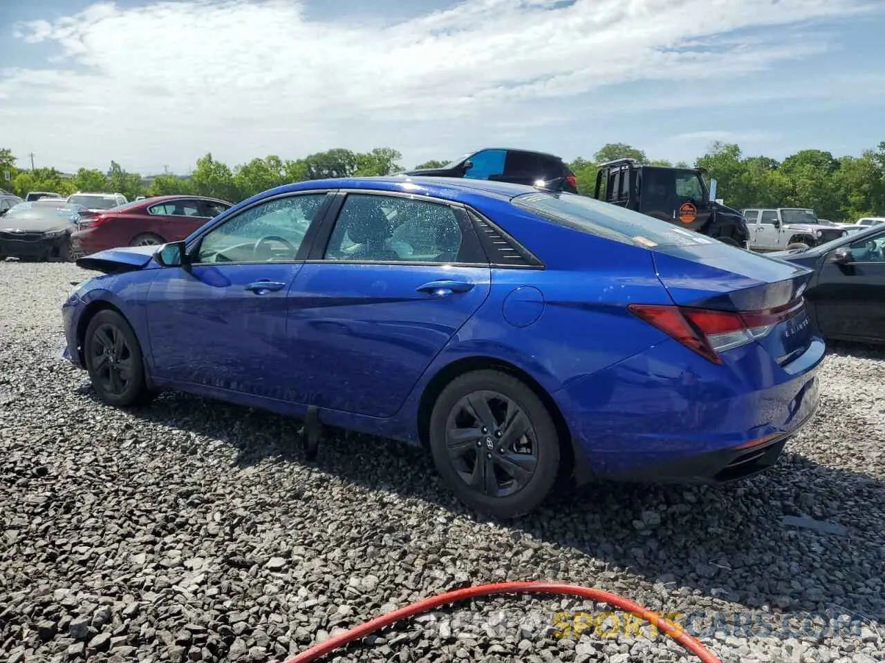 2 Photograph of a damaged car 5NPLS4AG9NH084842 HYUNDAI ELANTRA 2022
