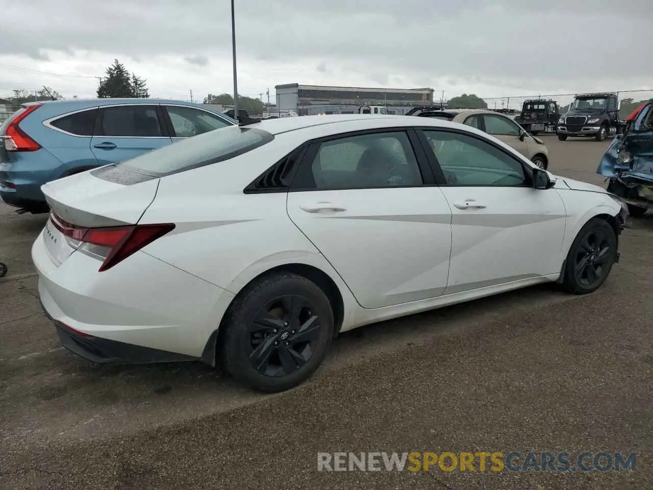 3 Photograph of a damaged car 5NPLS4AGXNH066804 HYUNDAI ELANTRA 2022