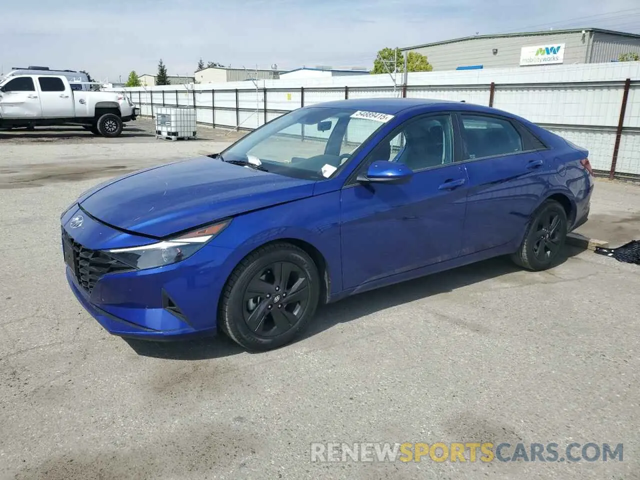 1 Photograph of a damaged car 5NPLS4AGXNH074367 HYUNDAI ELANTRA 2022