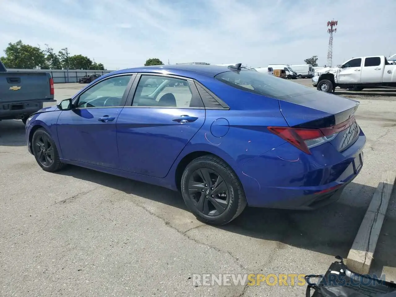 2 Photograph of a damaged car 5NPLS4AGXNH074367 HYUNDAI ELANTRA 2022