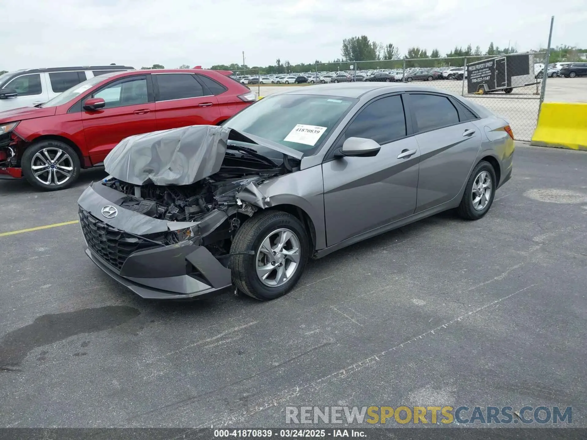 2 Photograph of a damaged car KMHLL4AG2NU255039 HYUNDAI ELANTRA 2022