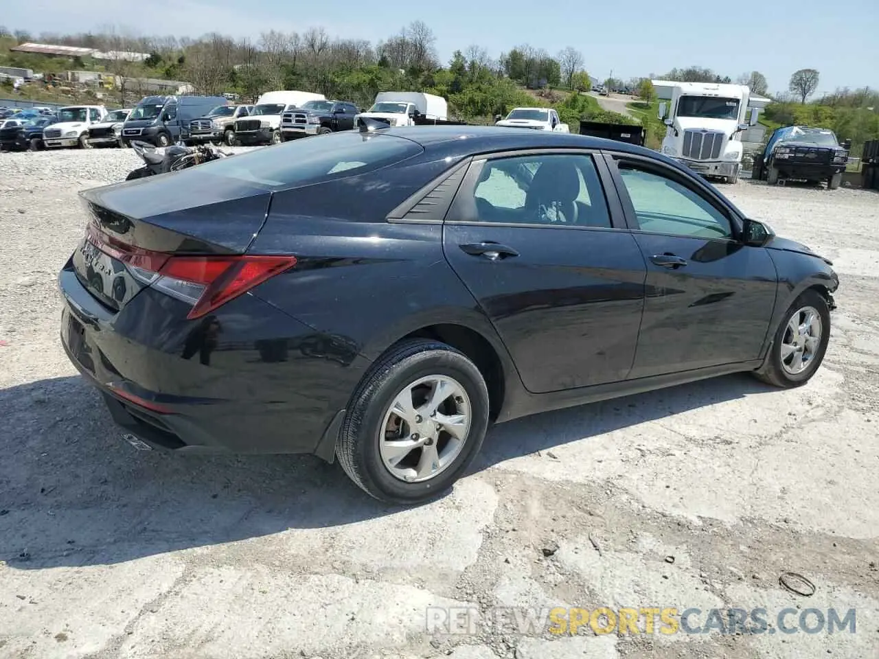 3 Photograph of a damaged car KMHLL4AG2NU324909 HYUNDAI ELANTRA 2022
