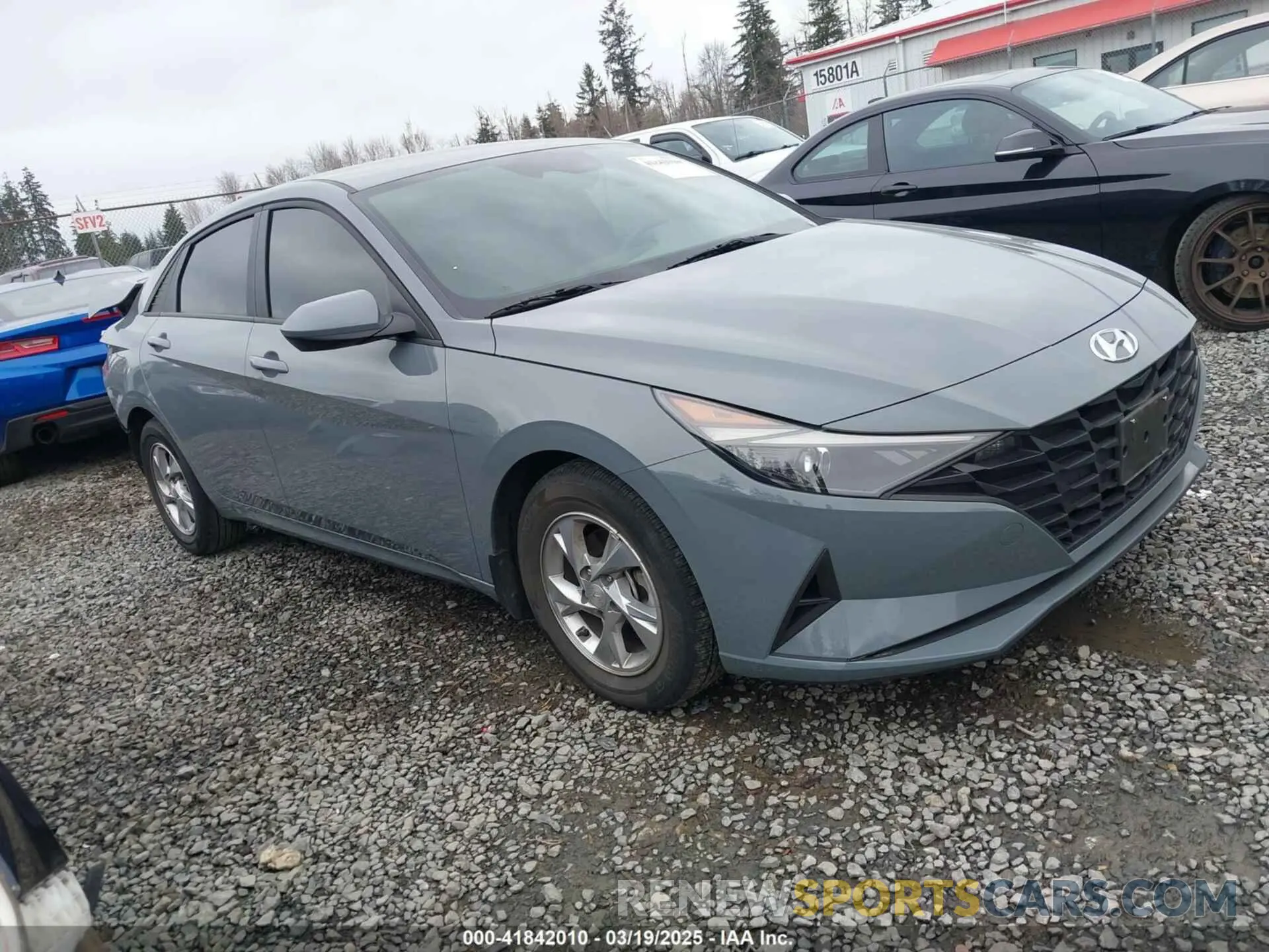 1 Photograph of a damaged car KMHLL4AG3NU324837 HYUNDAI ELANTRA 2022