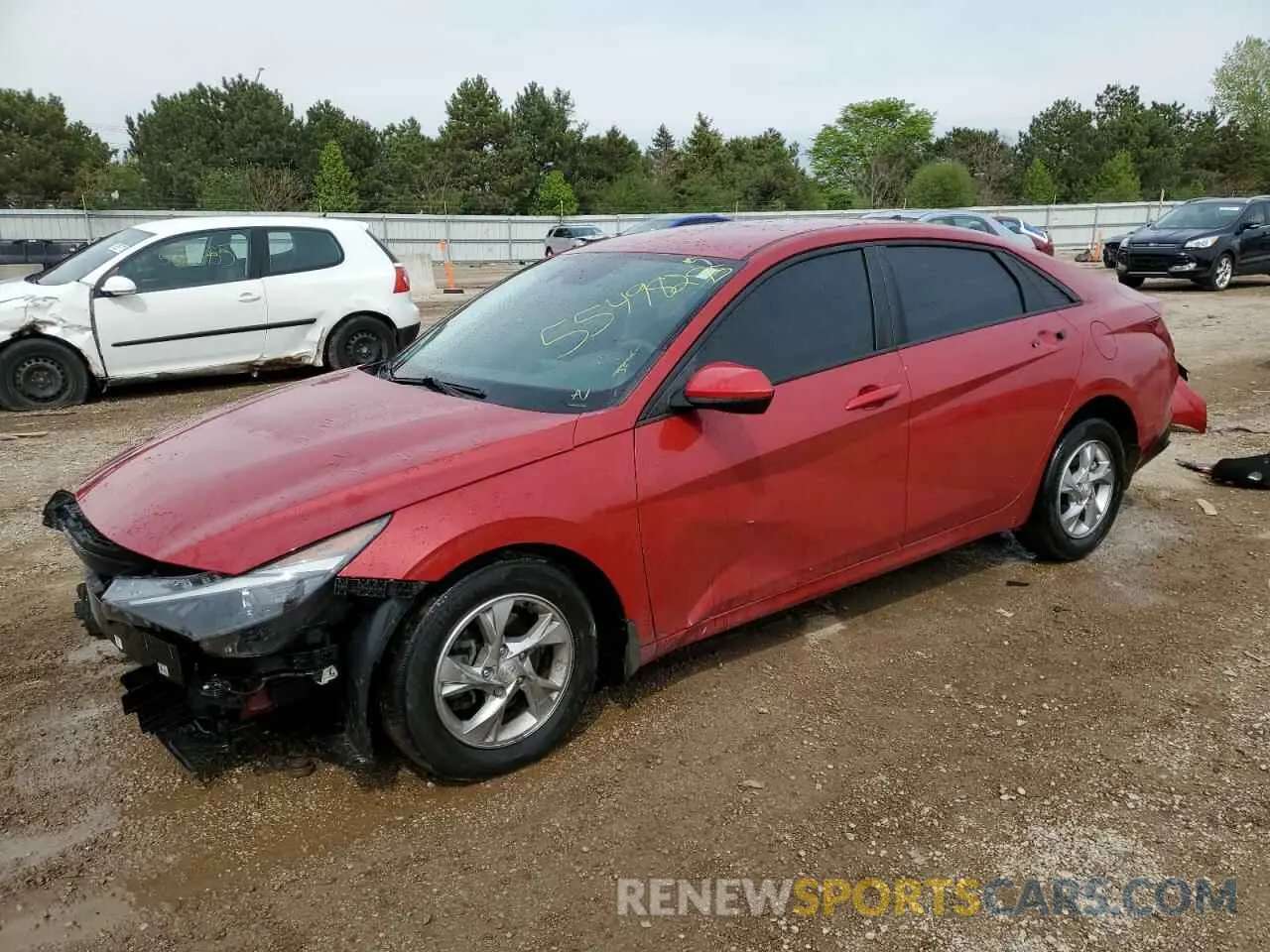 1 Photograph of a damaged car KMHLL4AG3NU368255 HYUNDAI ELANTRA 2022