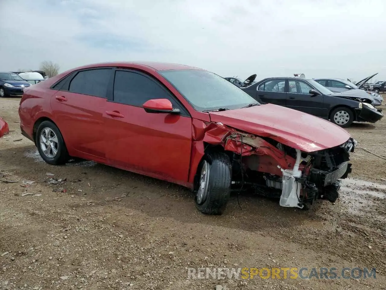 4 Photograph of a damaged car KMHLL4AG3NU368255 HYUNDAI ELANTRA 2022