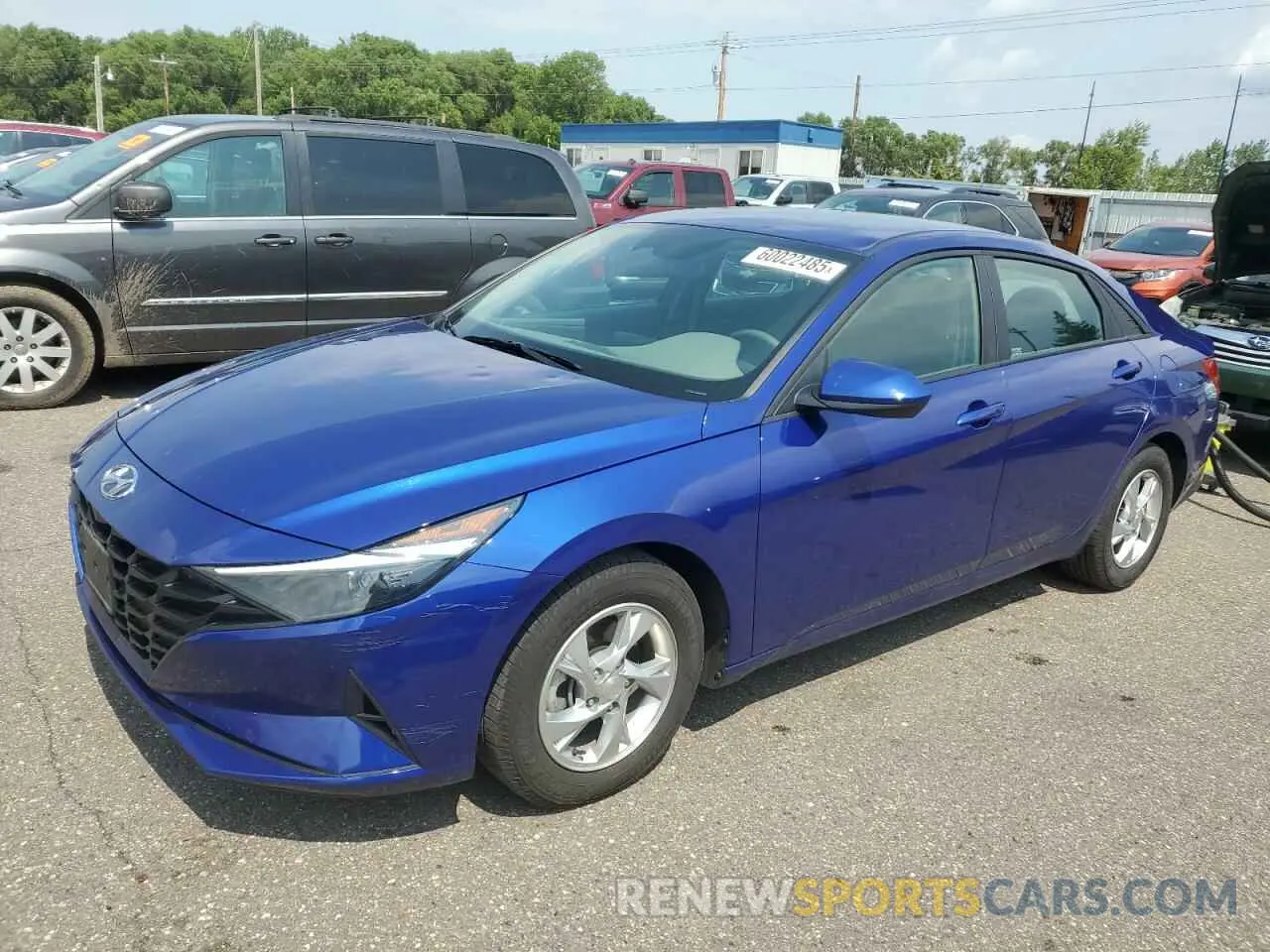 1 Photograph of a damaged car KMHLL4AG4NU259660 HYUNDAI ELANTRA 2022