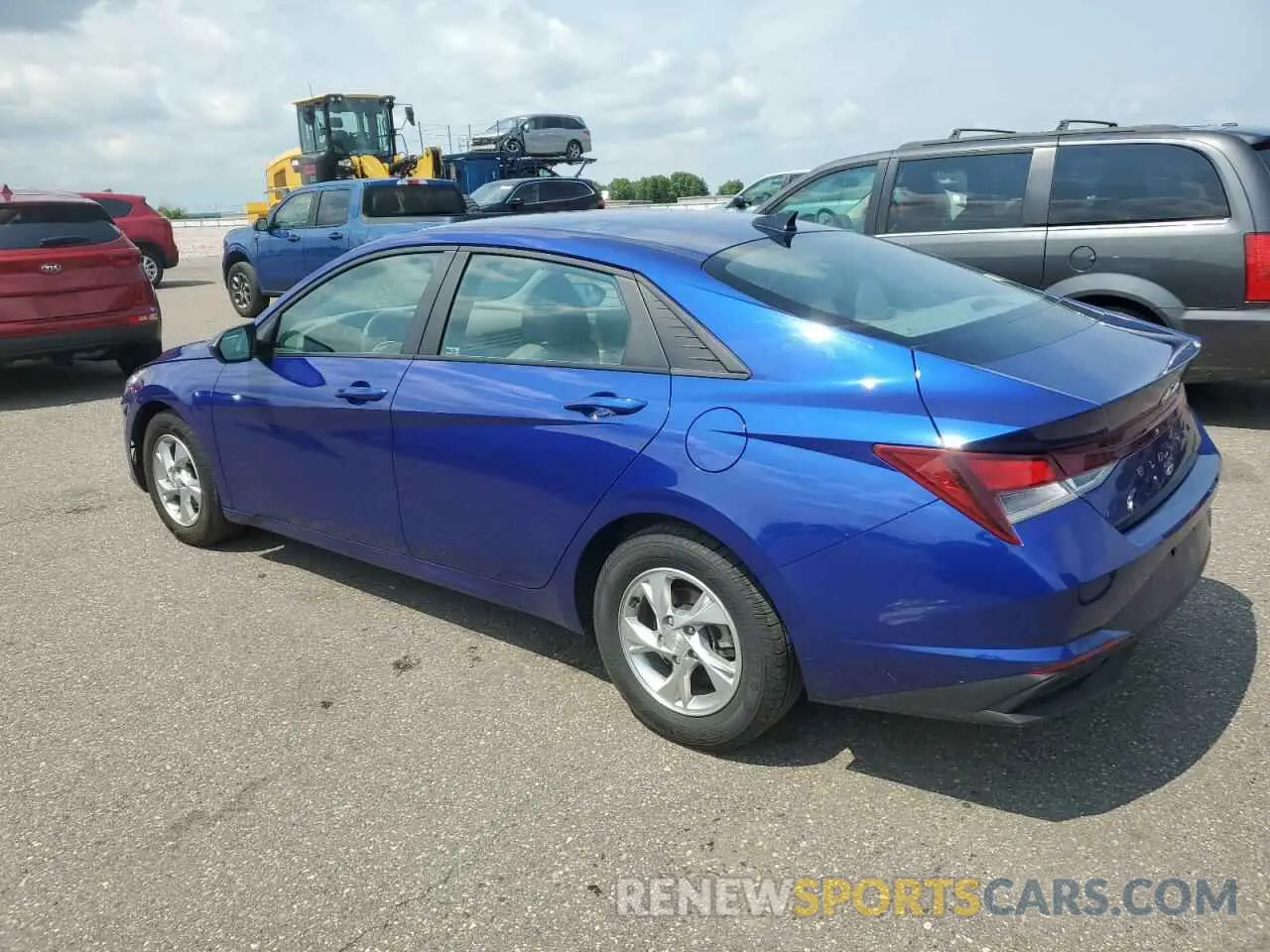 2 Photograph of a damaged car KMHLL4AG4NU259660 HYUNDAI ELANTRA 2022