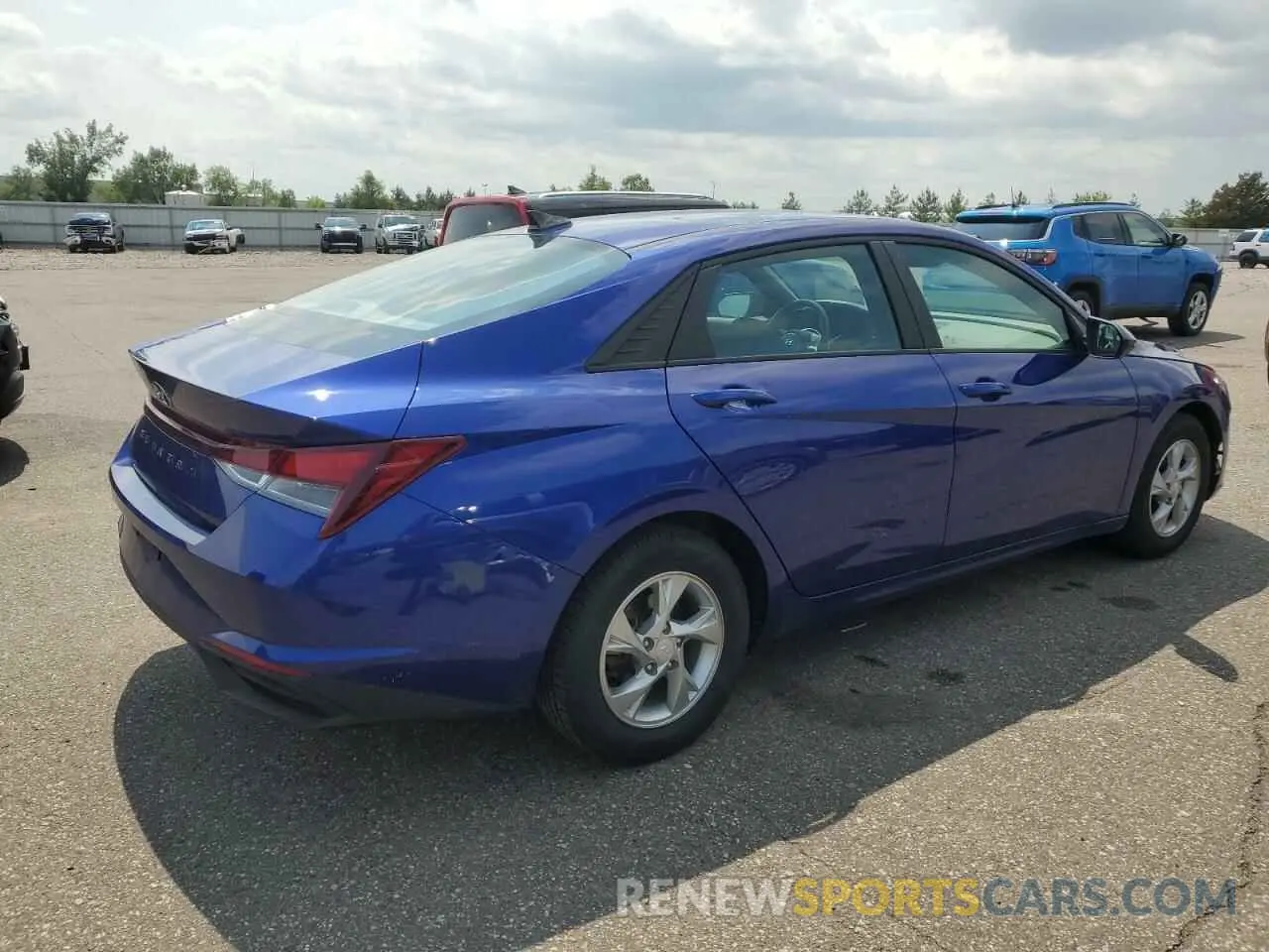 3 Photograph of a damaged car KMHLL4AG4NU259660 HYUNDAI ELANTRA 2022