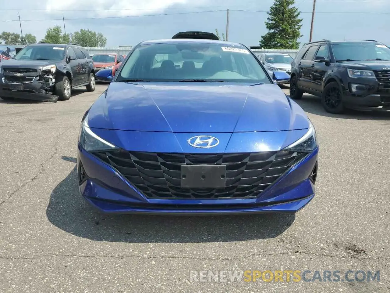 5 Photograph of a damaged car KMHLL4AG4NU259660 HYUNDAI ELANTRA 2022