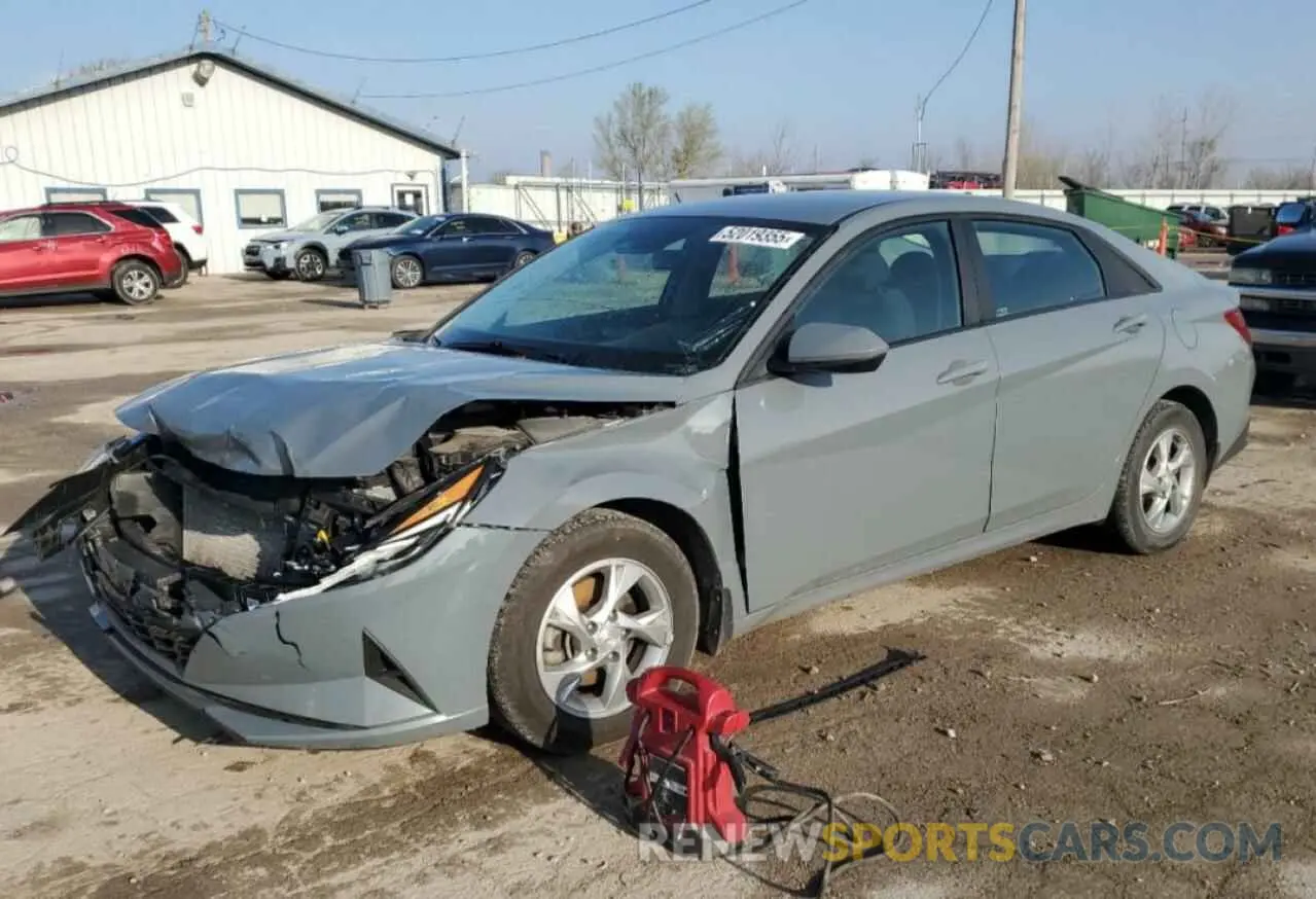 1 Photograph of a damaged car KMHLL4AG4NU278614 HYUNDAI ELANTRA 2022