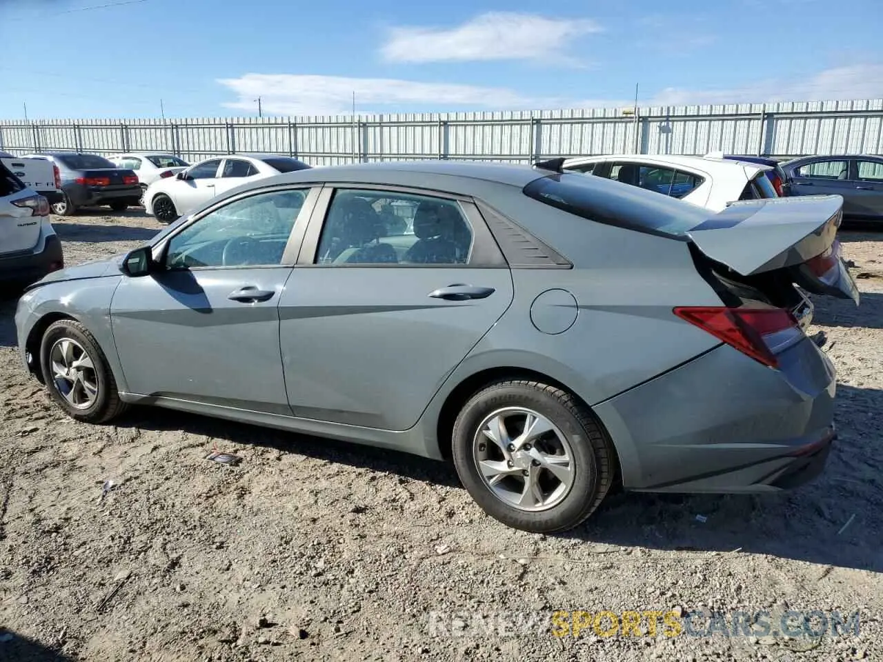 2 Photograph of a damaged car KMHLL4AG5NU332695 HYUNDAI ELANTRA 2022