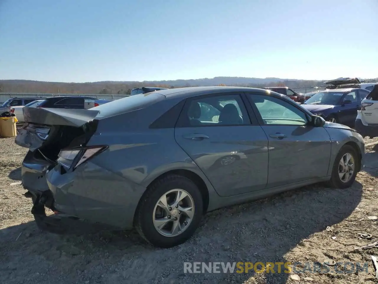 3 Photograph of a damaged car KMHLL4AG5NU332695 HYUNDAI ELANTRA 2022