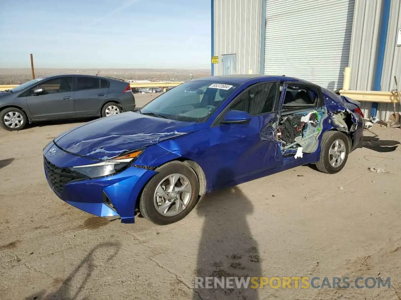 1 Photograph of a damaged car KMHLL4AG5NU334883 HYUNDAI ELANTRA 2022