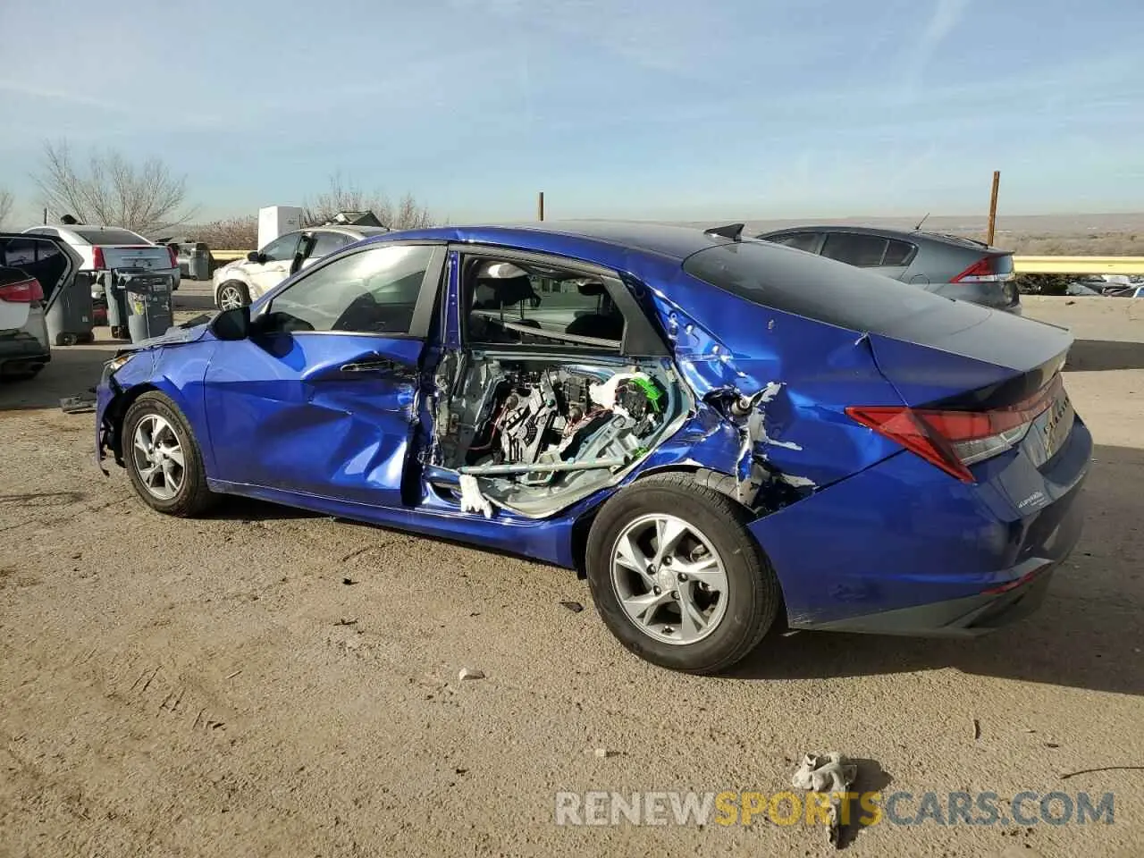 2 Photograph of a damaged car KMHLL4AG5NU334883 HYUNDAI ELANTRA 2022