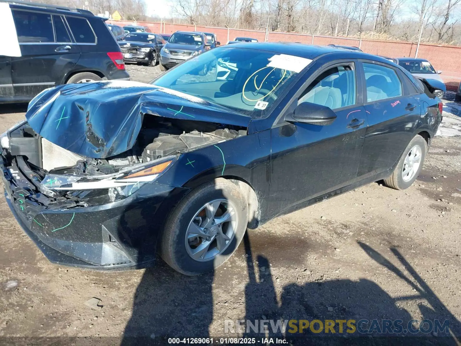 2 Photograph of a damaged car KMHLL4AG5NU357533 HYUNDAI ELANTRA 2022