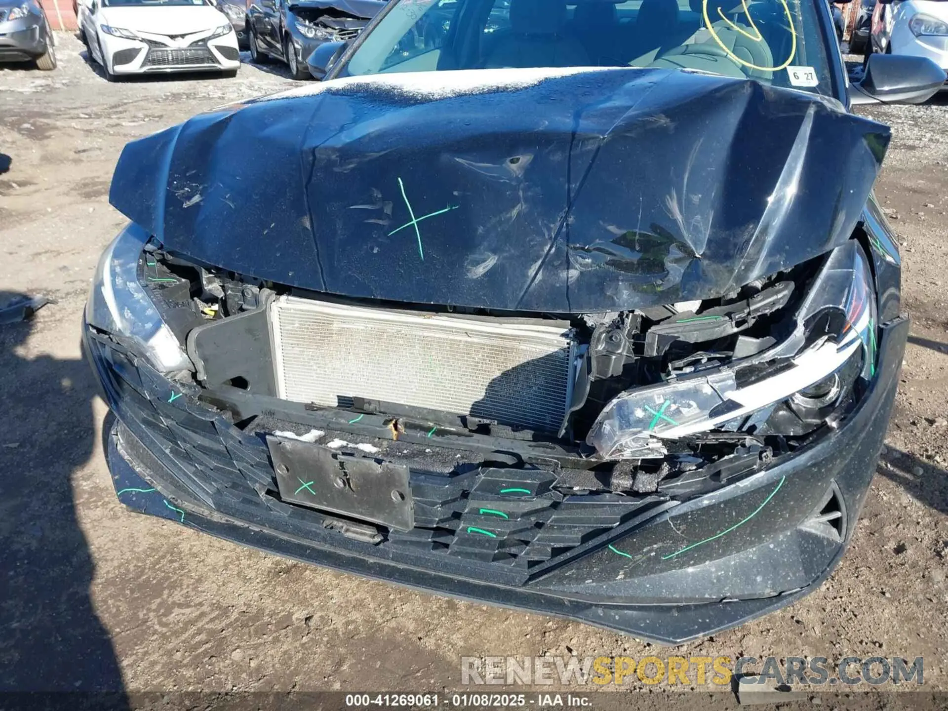 6 Photograph of a damaged car KMHLL4AG5NU357533 HYUNDAI ELANTRA 2022