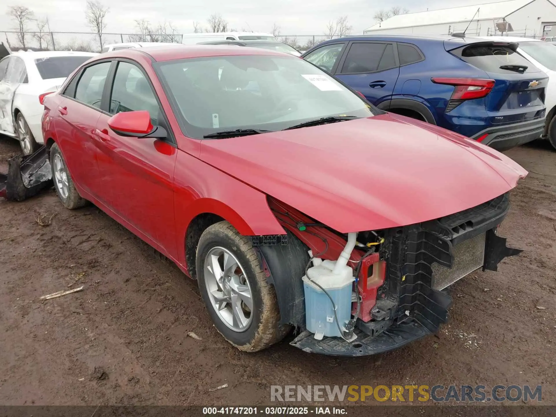 1 Photograph of a damaged car KMHLL4AG7NU325005 HYUNDAI ELANTRA 2022