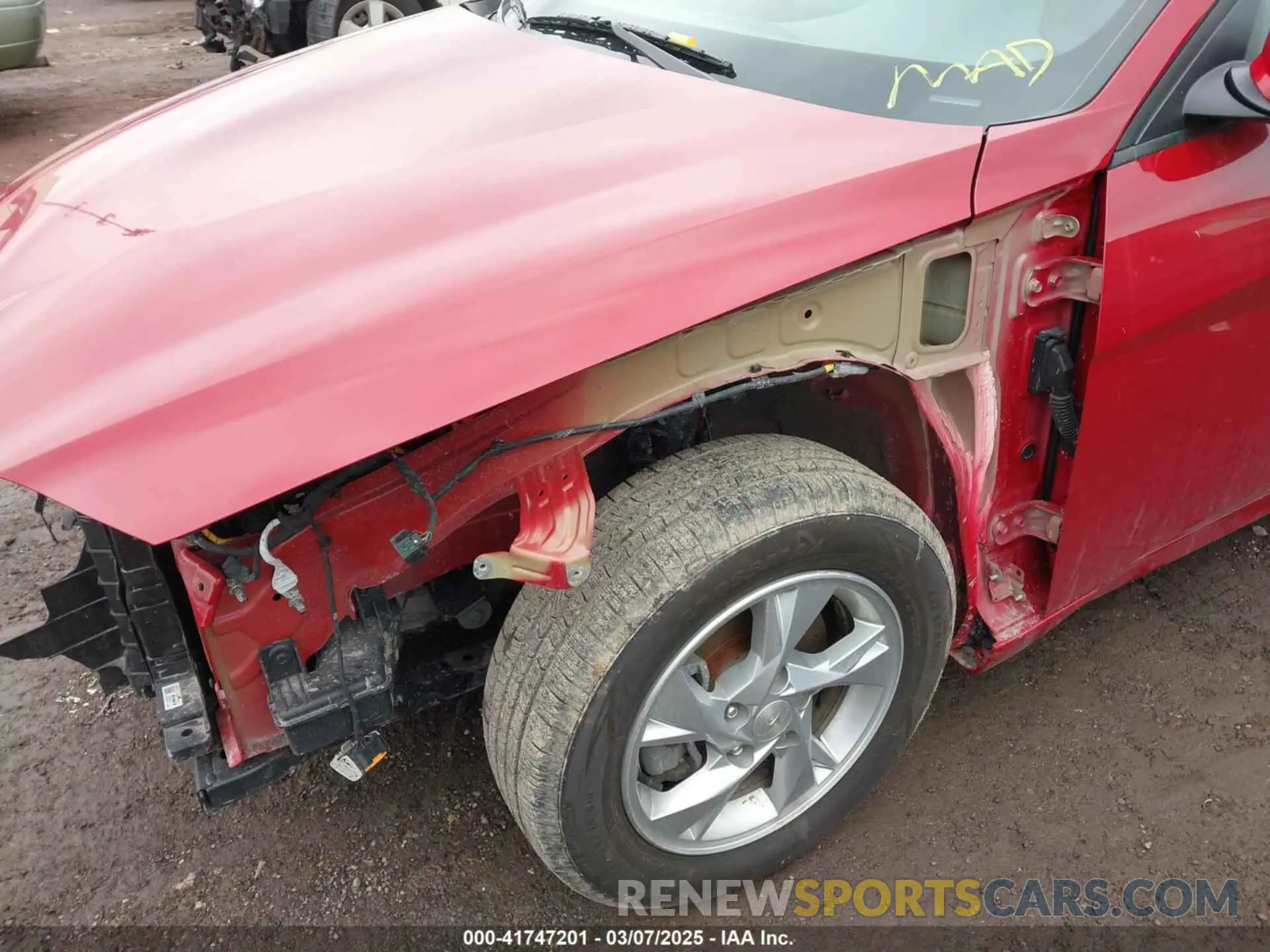22 Photograph of a damaged car KMHLL4AG7NU325005 HYUNDAI ELANTRA 2022