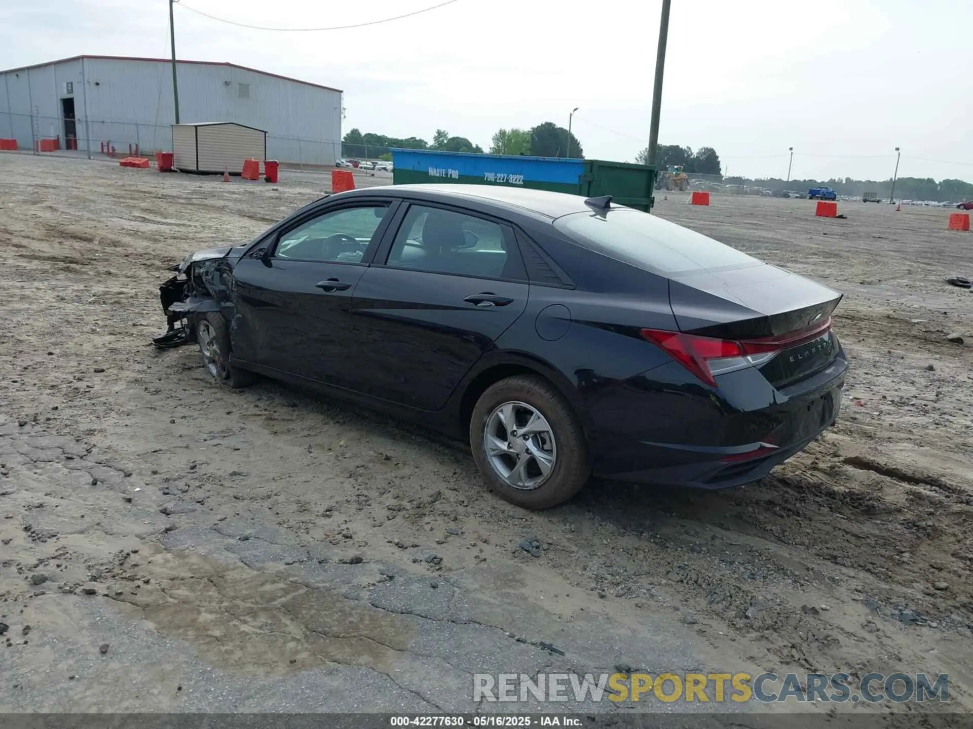 3 Photograph of a damaged car KMHLL4AG8NU307970 HYUNDAI ELANTRA 2022