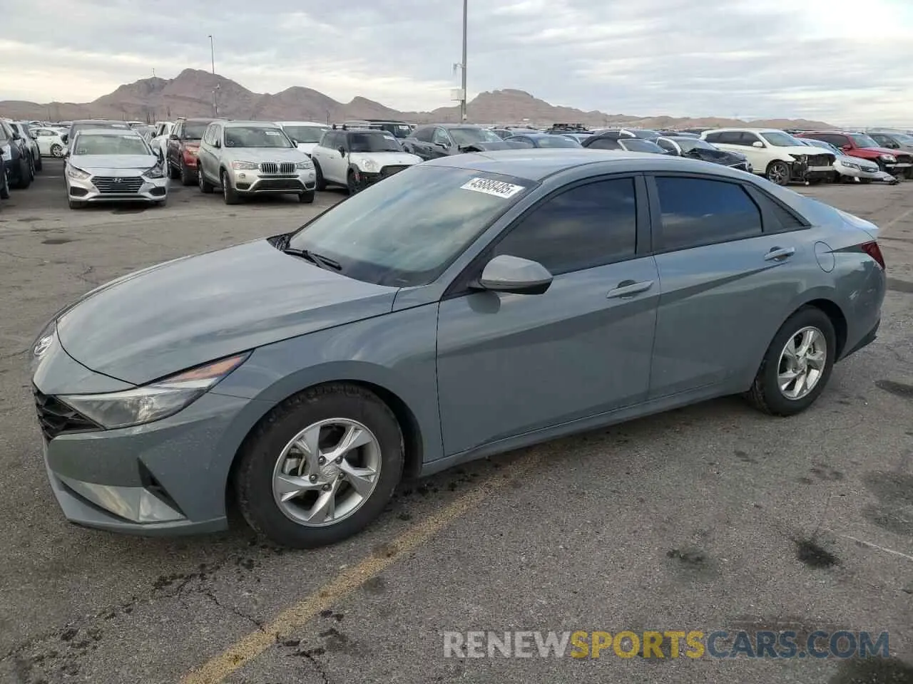 1 Photograph of a damaged car KMHLL4AG8NU335462 HYUNDAI ELANTRA 2022