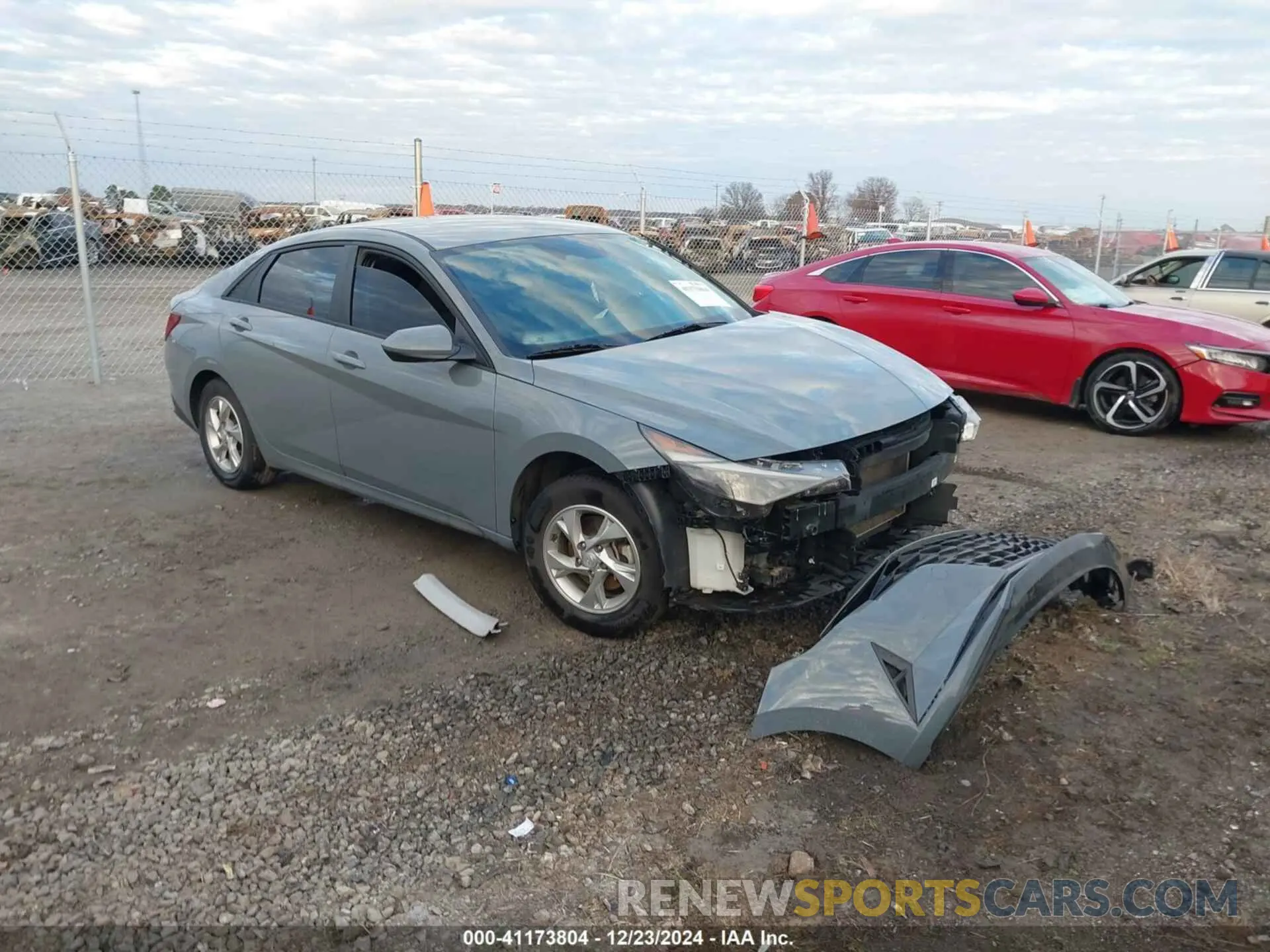 1 Photograph of a damaged car KMHLL4AG9NU289768 HYUNDAI ELANTRA 2022