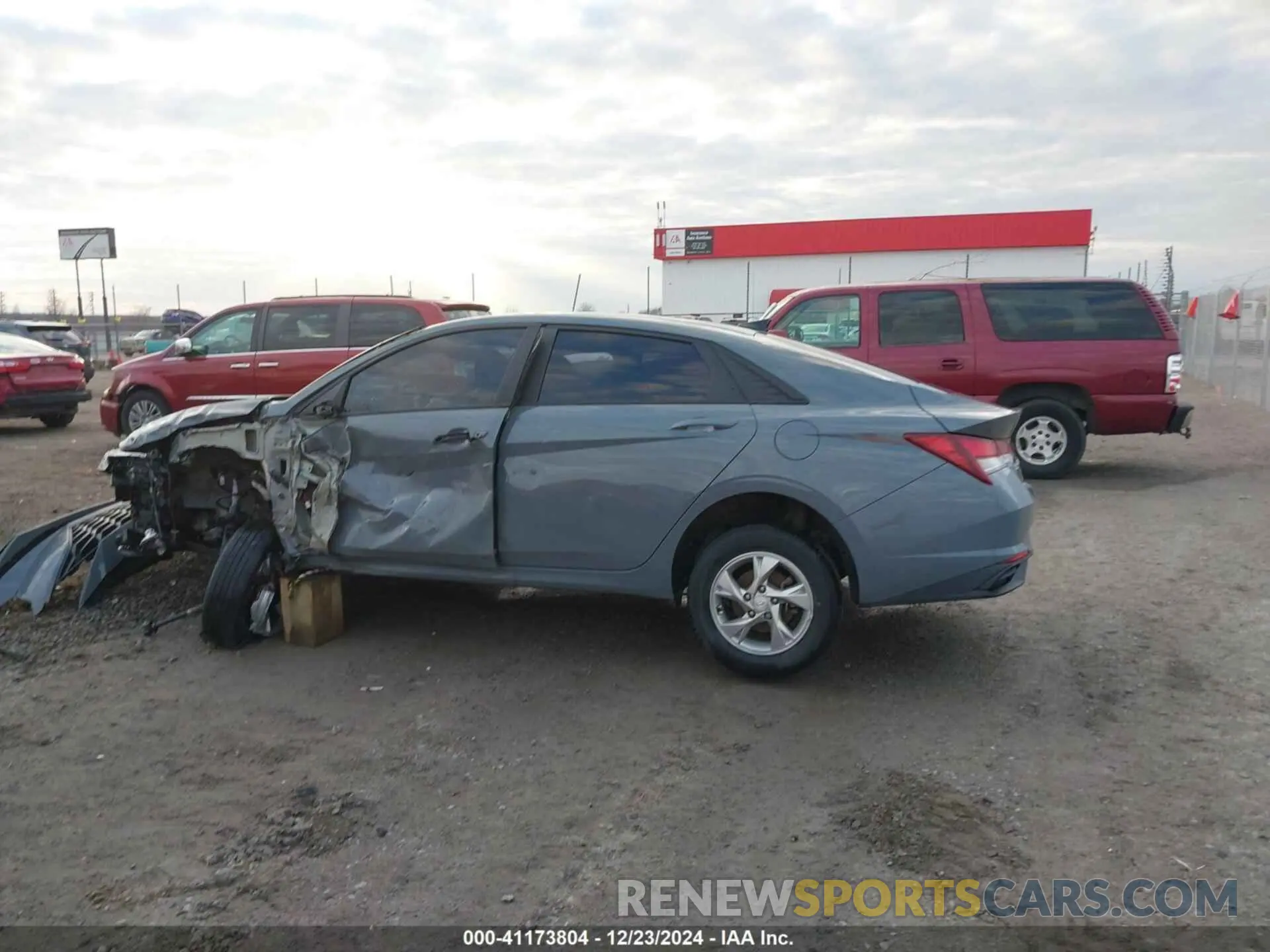 14 Photograph of a damaged car KMHLL4AG9NU289768 HYUNDAI ELANTRA 2022