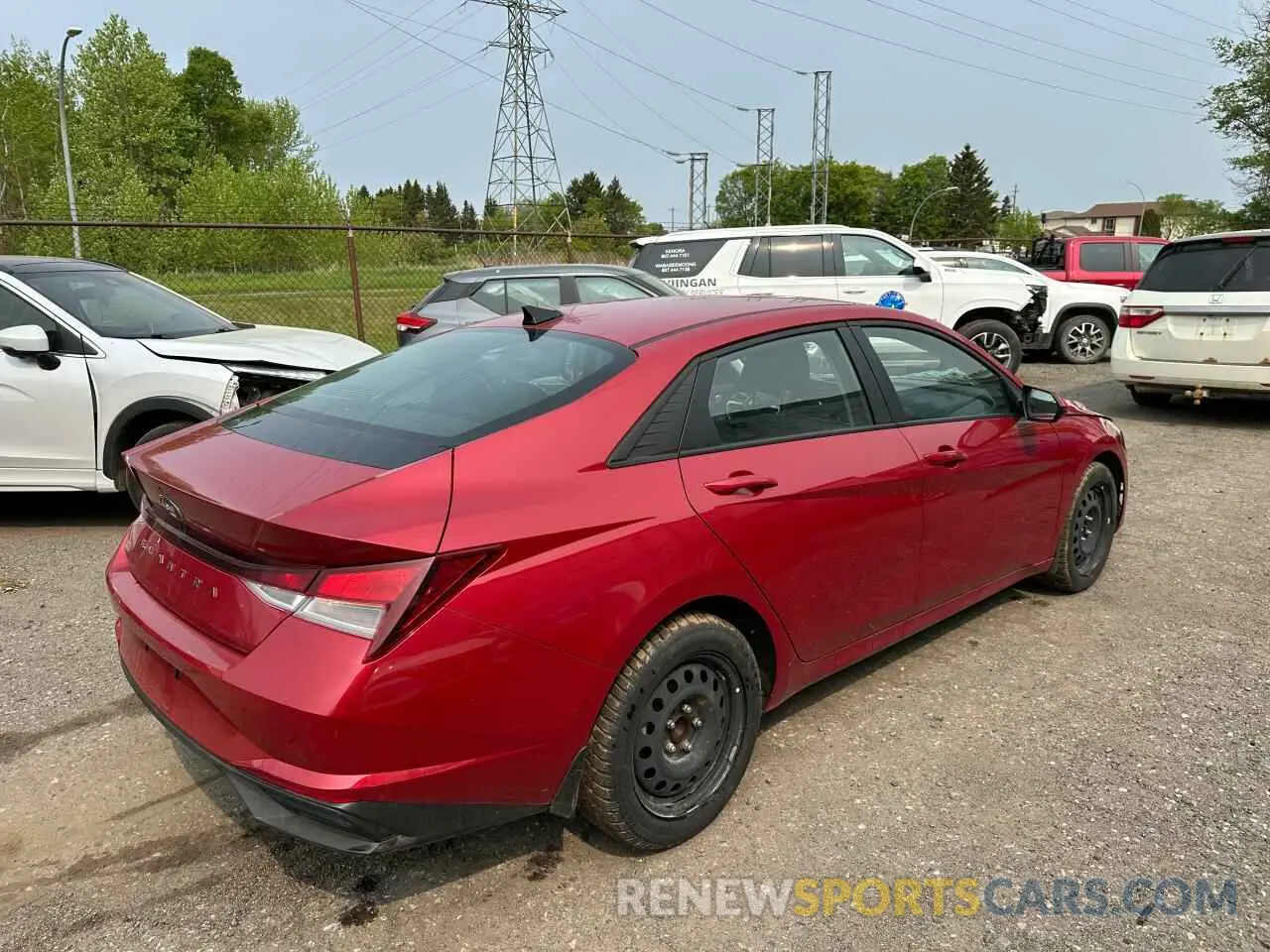 2 Photograph of a damaged car KMHLM4AG0NU215376 HYUNDAI ELANTRA 2022