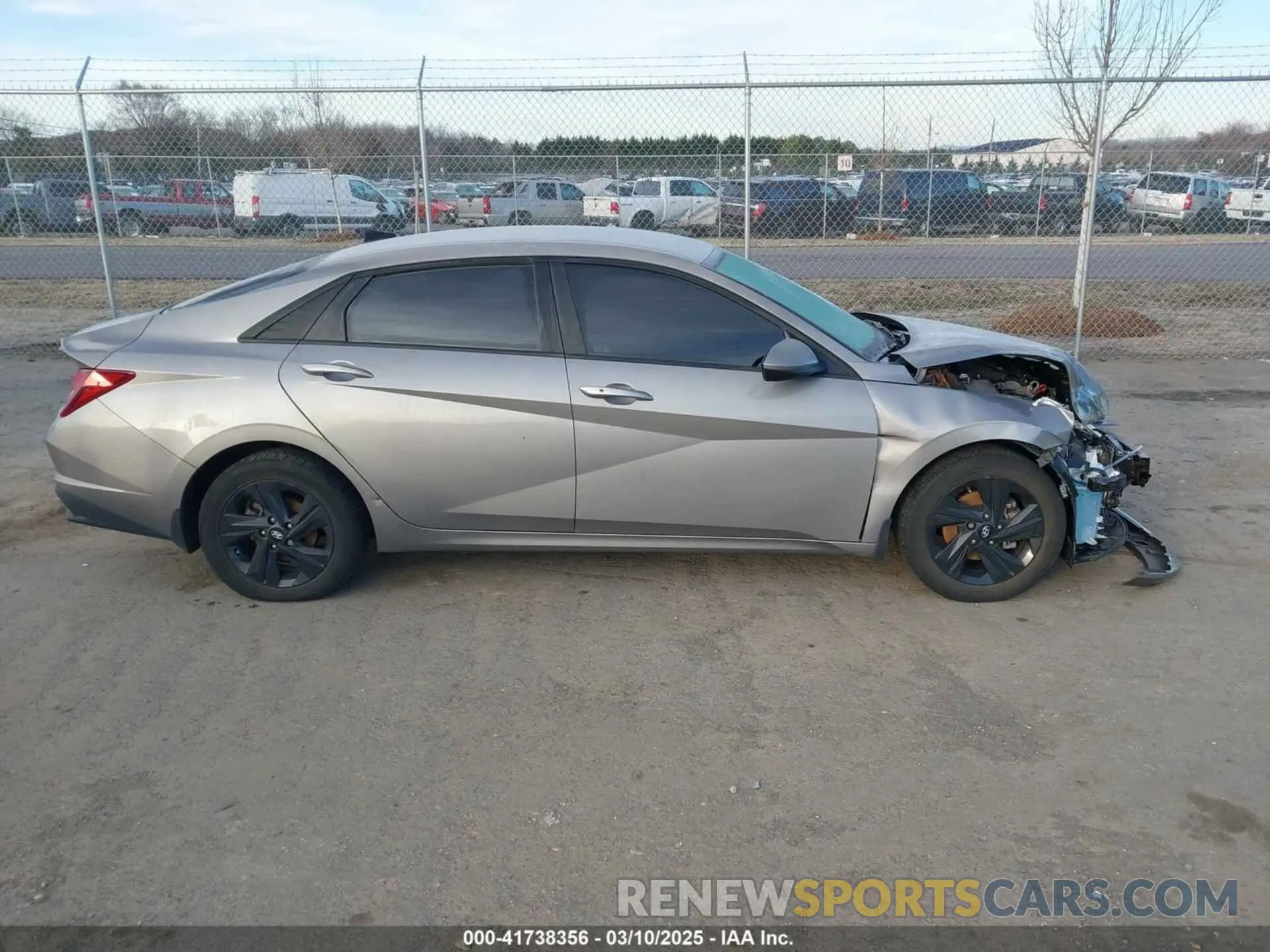 13 Photograph of a damaged car KMHLM4AG0NU240794 HYUNDAI ELANTRA 2022