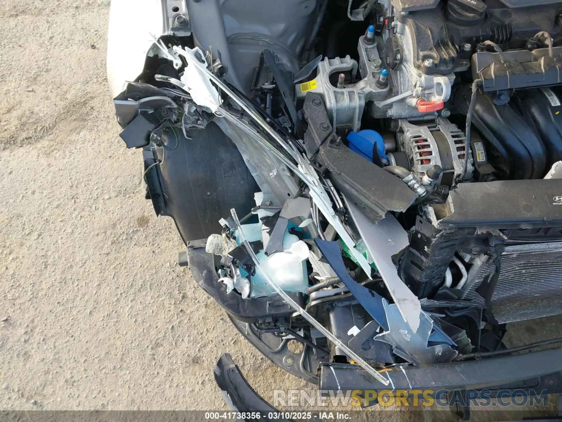6 Photograph of a damaged car KMHLM4AG0NU240794 HYUNDAI ELANTRA 2022