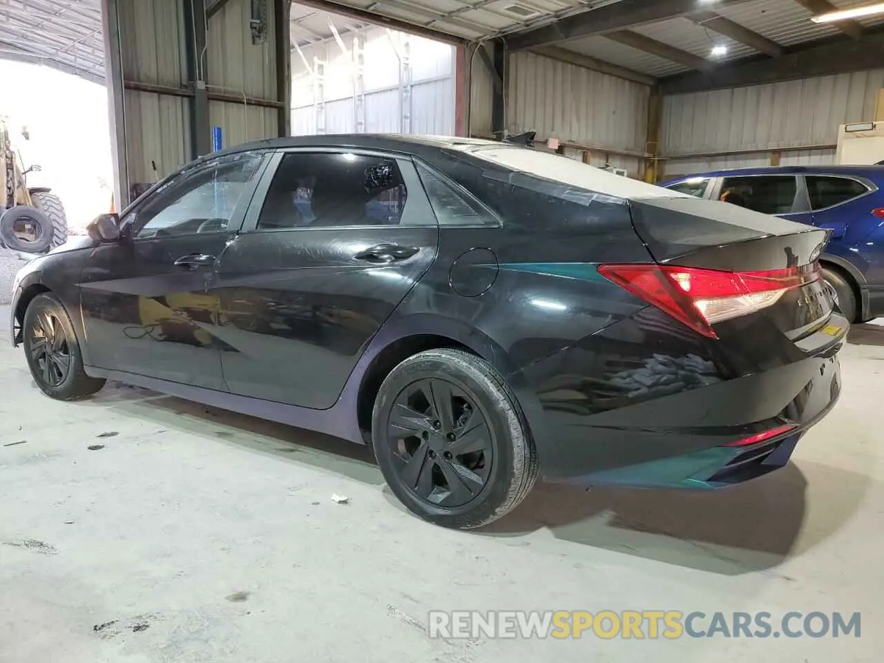 2 Photograph of a damaged car KMHLM4AG0NU283001 HYUNDAI ELANTRA 2022