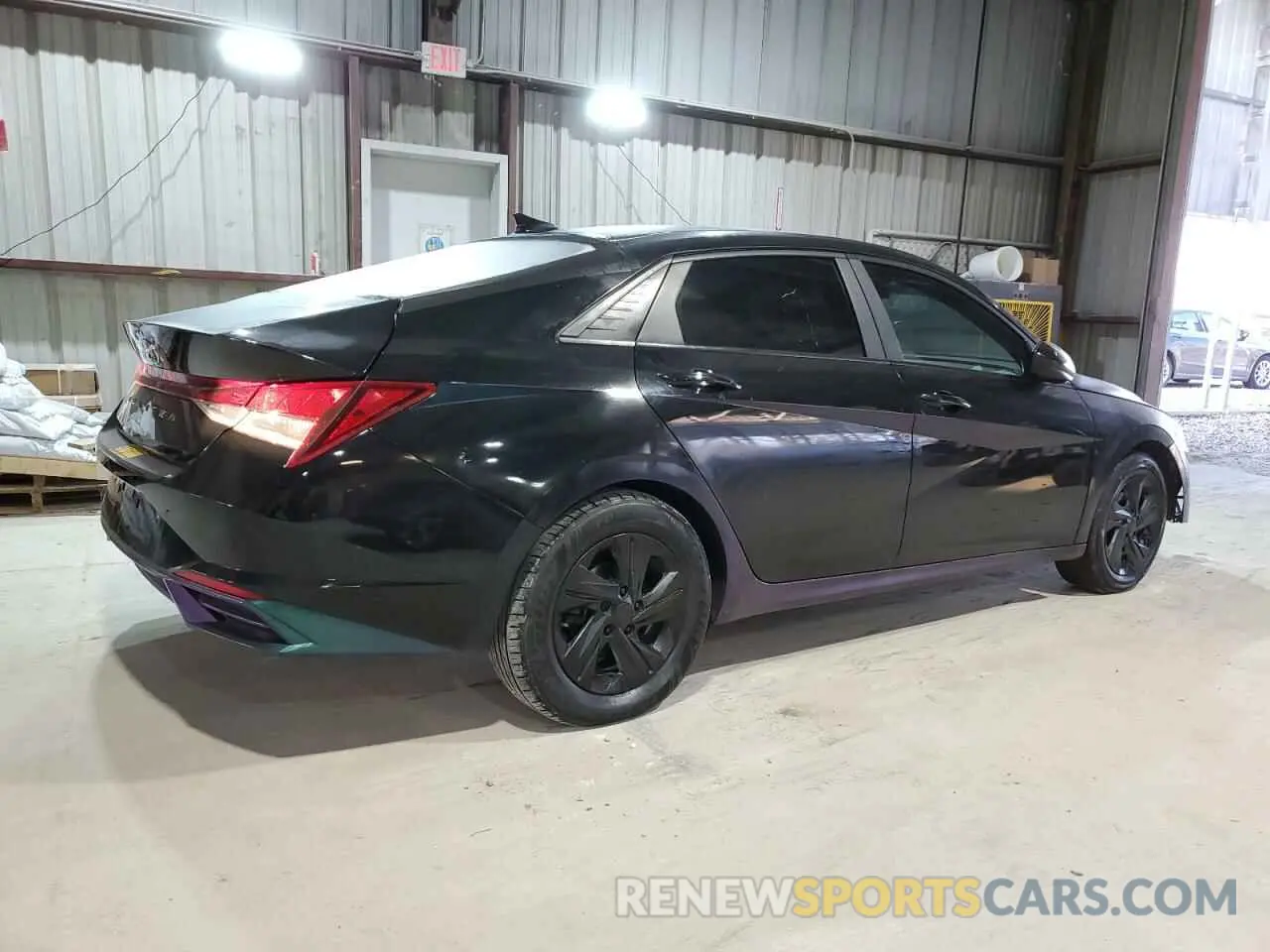 3 Photograph of a damaged car KMHLM4AG0NU283001 HYUNDAI ELANTRA 2022