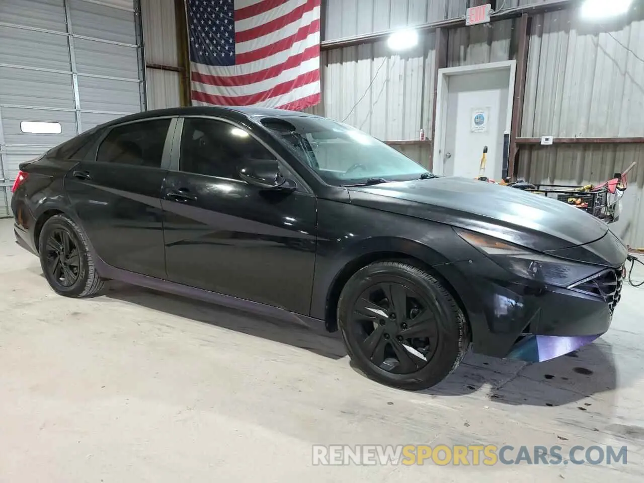4 Photograph of a damaged car KMHLM4AG0NU283001 HYUNDAI ELANTRA 2022