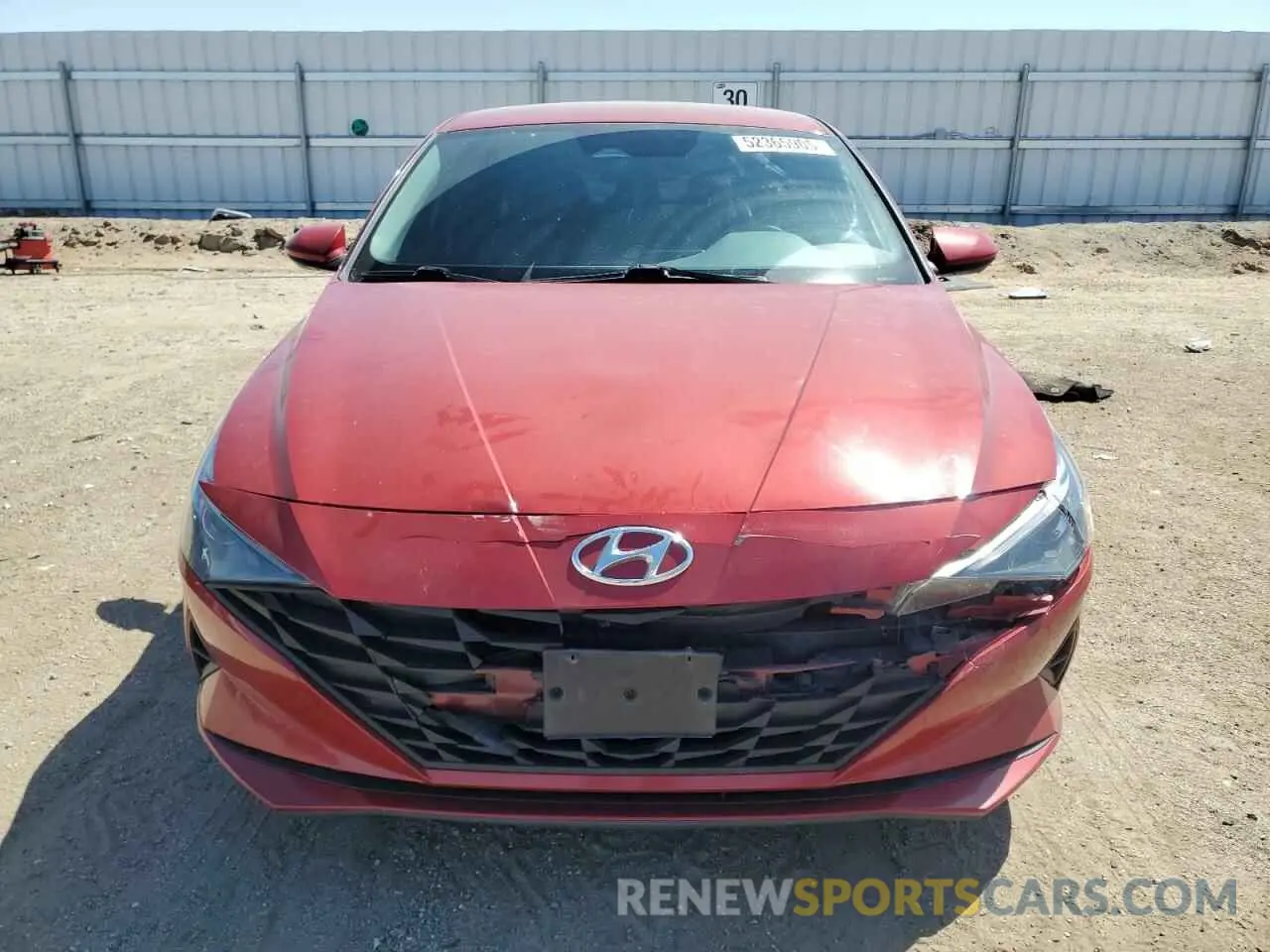 5 Photograph of a damaged car KMHLM4AG0NU312769 HYUNDAI ELANTRA 2022