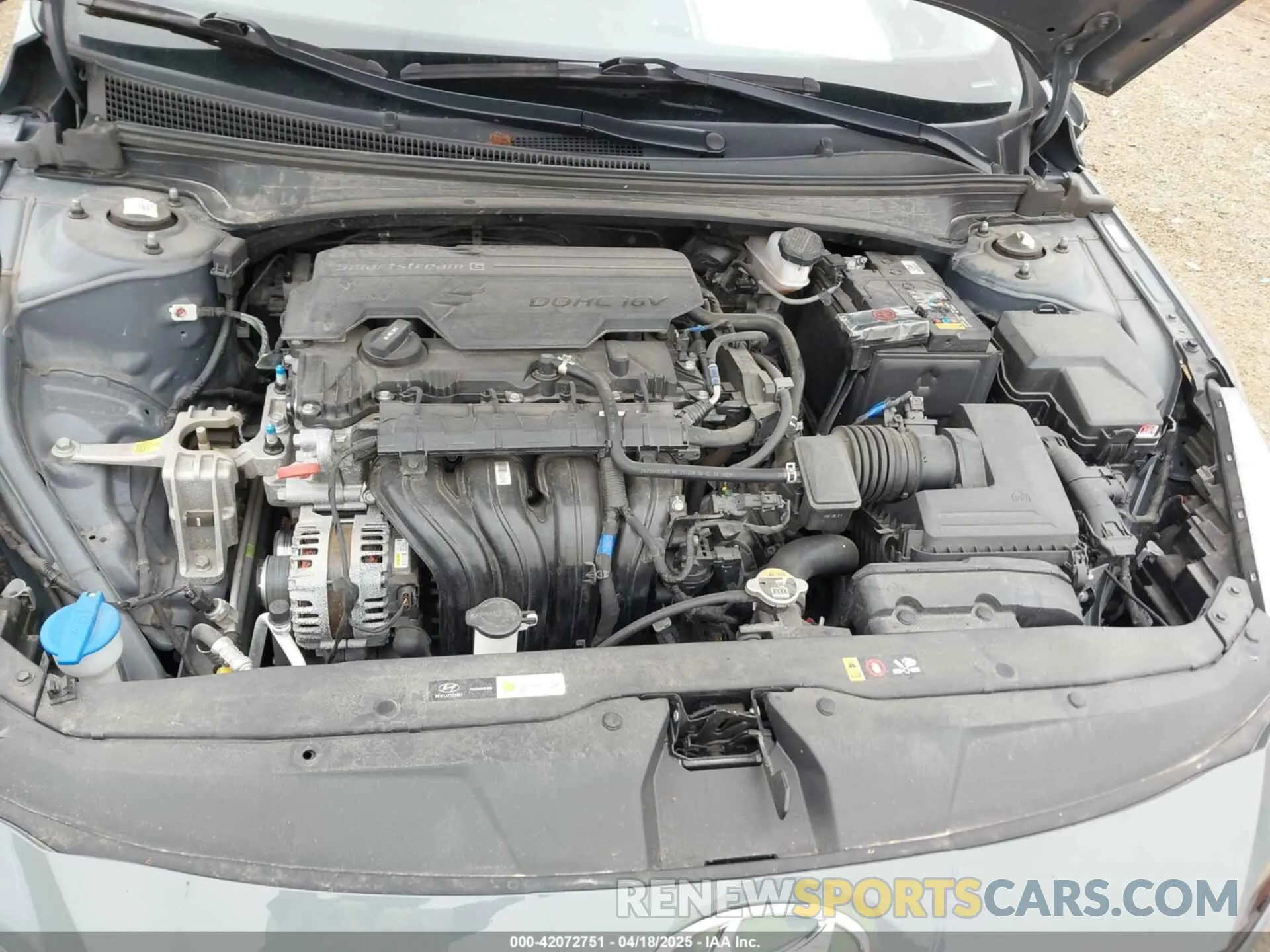 10 Photograph of a damaged car KMHLM4AG0NU343939 HYUNDAI ELANTRA 2022