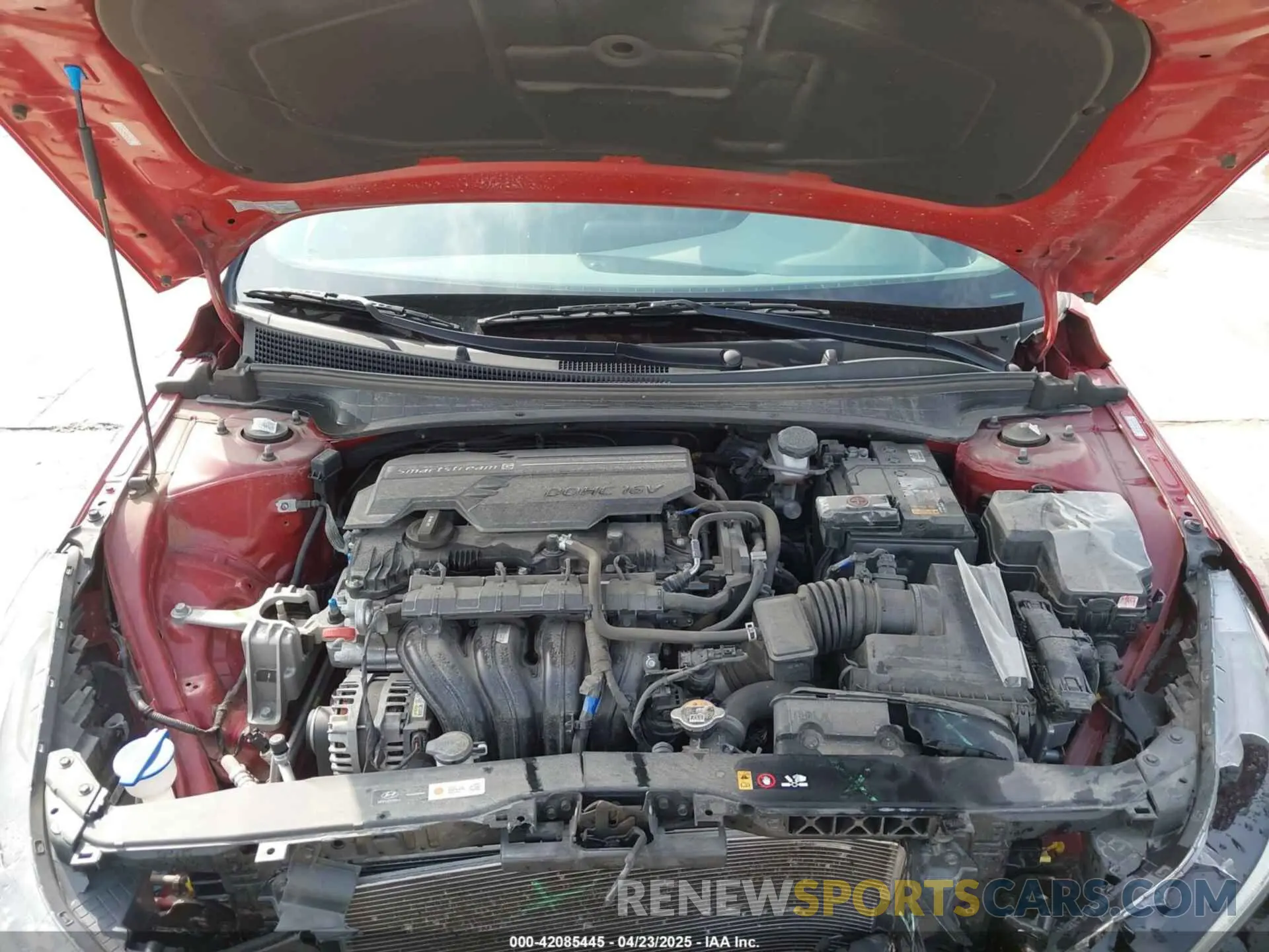 10 Photograph of a damaged car KMHLM4AG0NU345576 HYUNDAI ELANTRA 2022