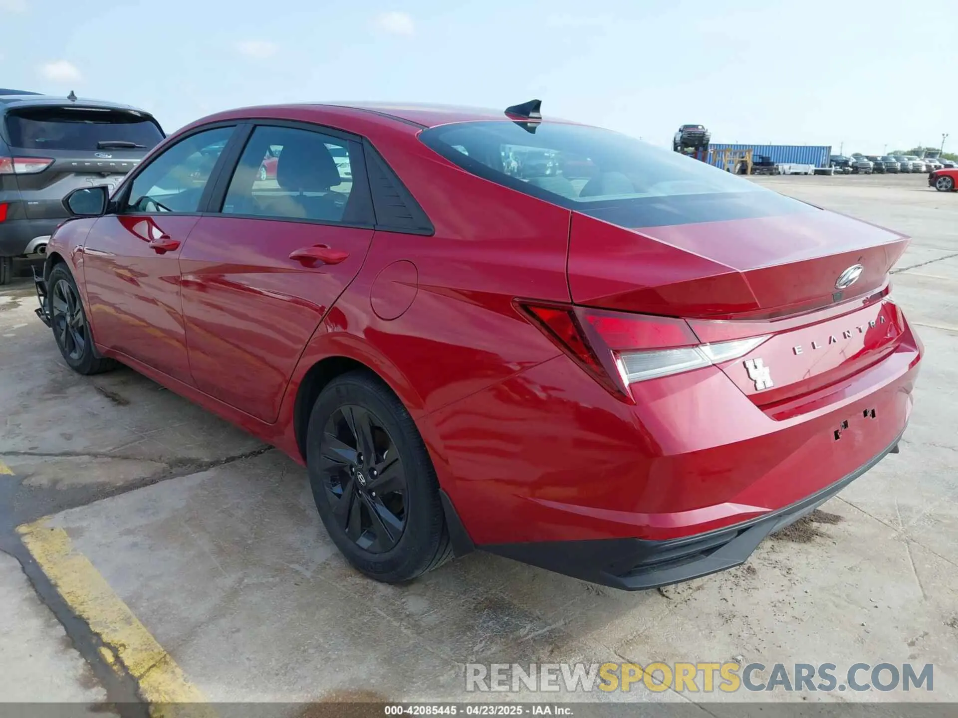3 Photograph of a damaged car KMHLM4AG0NU345576 HYUNDAI ELANTRA 2022