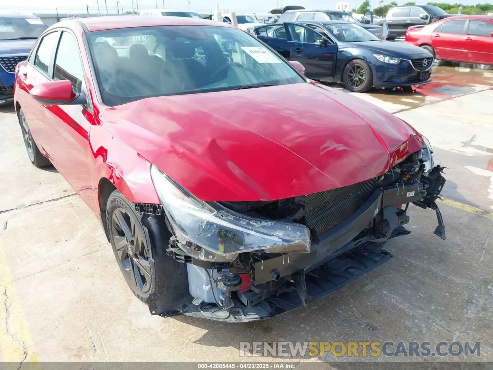 6 Photograph of a damaged car KMHLM4AG0NU345576 HYUNDAI ELANTRA 2022