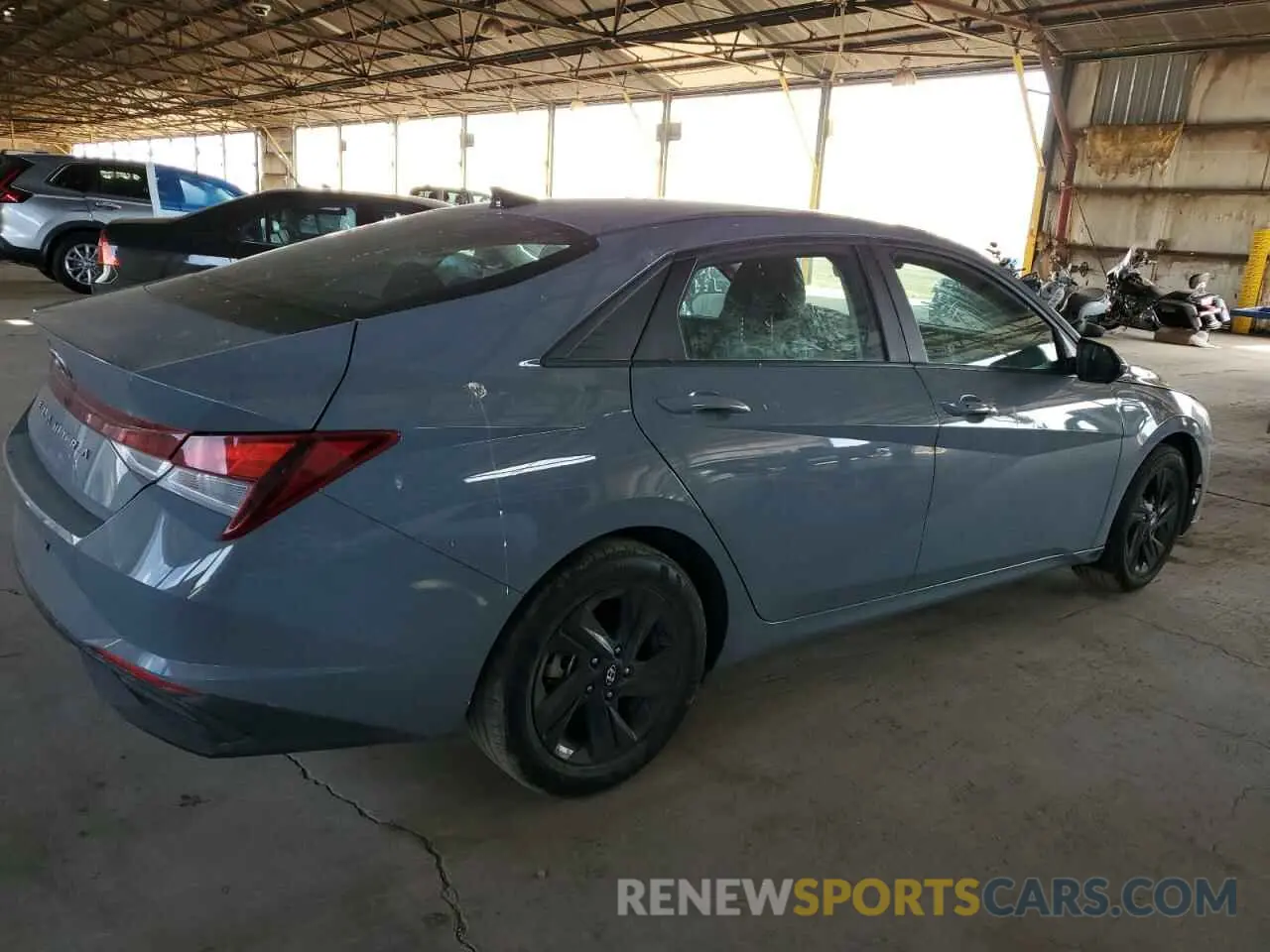 3 Photograph of a damaged car KMHLM4AG1NU330035 HYUNDAI ELANTRA 2022