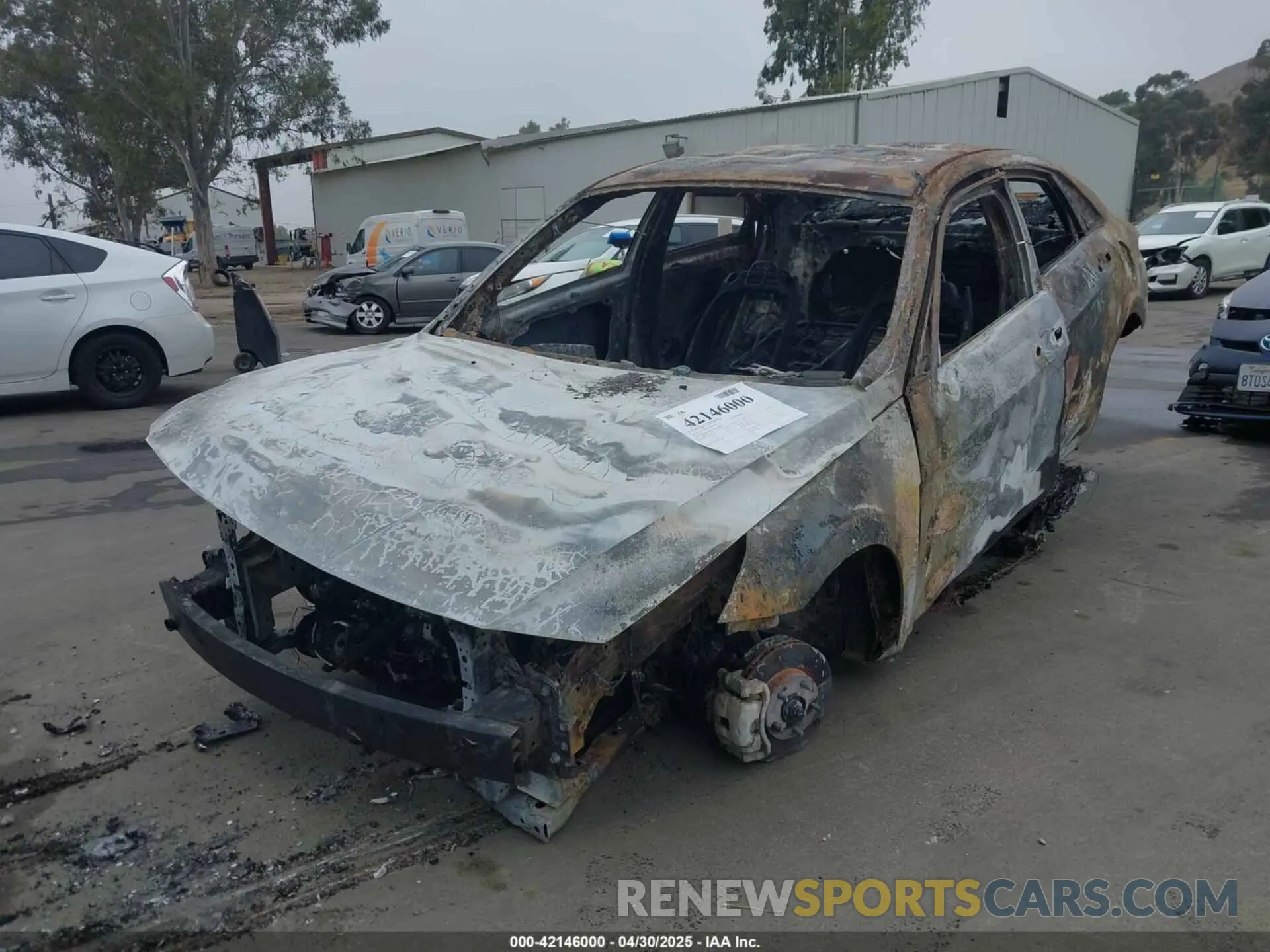 2 Photograph of a damaged car KMHLM4AG1NU349569 HYUNDAI ELANTRA 2022