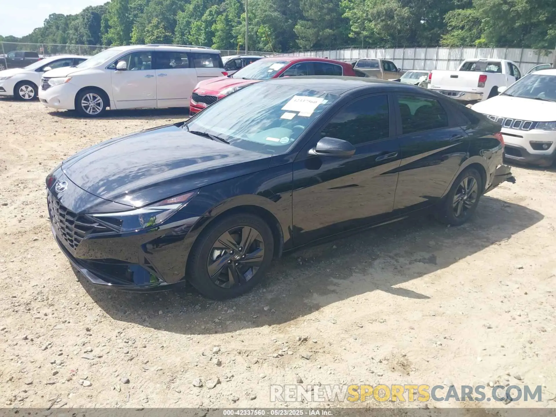 2 Photograph of a damaged car KMHLM4AG1NU352424 HYUNDAI ELANTRA 2022